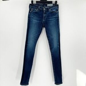 AG Adriano Goldschmied The Legging Ankle Jeans Women Blue Size 25R